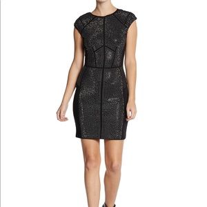 Rebecca Taylor Nailhead Mini Sheath Dress